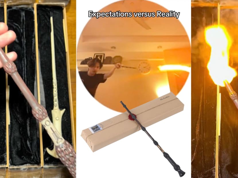 Singaporean TikToker wields Harry Potter inspired wand that shoots