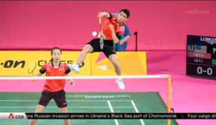 Singapore’s Jessica Tan, Terry Hee book place in Commonwealth Games badminton mixed doubles final | Video