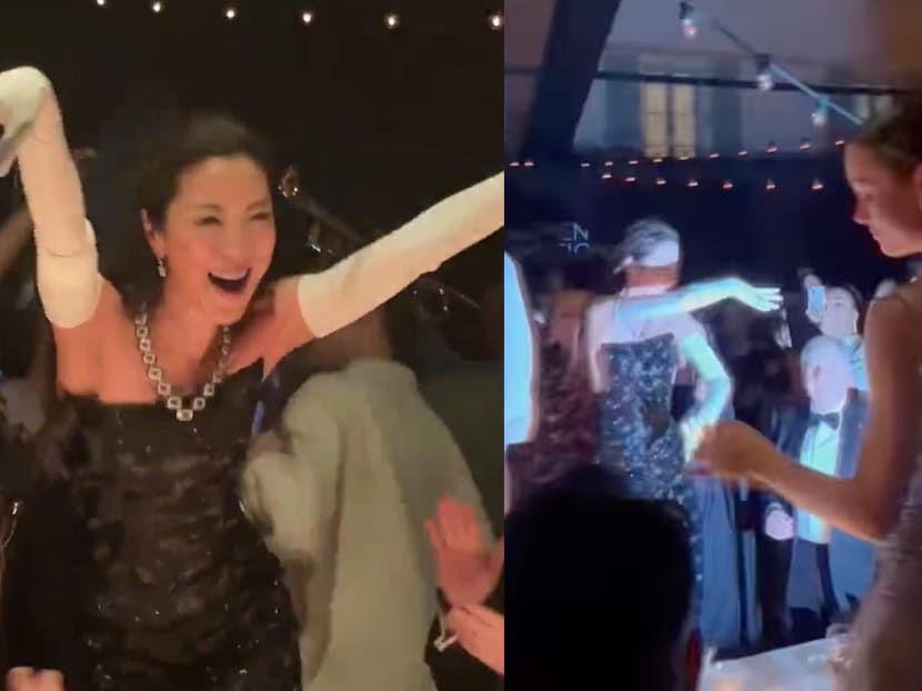 Michelle Yeoh, 60, gets her groove on with Brie Larson at the Cannes Film Festival