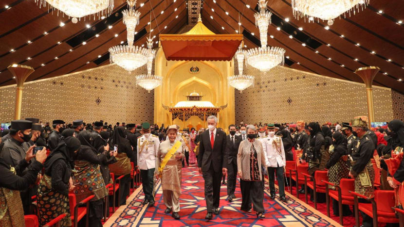 PM Lee attends Brunei sultan’s birthday celebrations, investiture ceremony