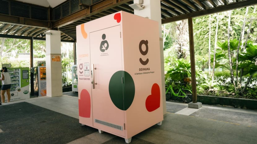 5 lactation pods set up across Sentosa in trial 5 lactation pods set up across Sentosa in trial