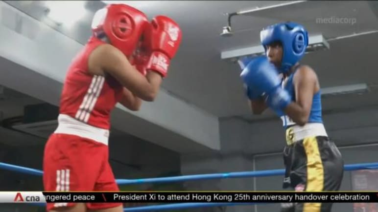 Singapore hosts first all-women international boxing tournament | Video