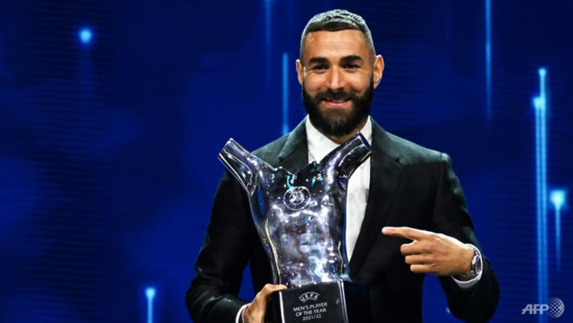 Benzema with sights set on Ballon d'Or and World Cup after winning UEFA prize Benzema with sights set on Ballon d'Or and World Cup after winning UEFA prize