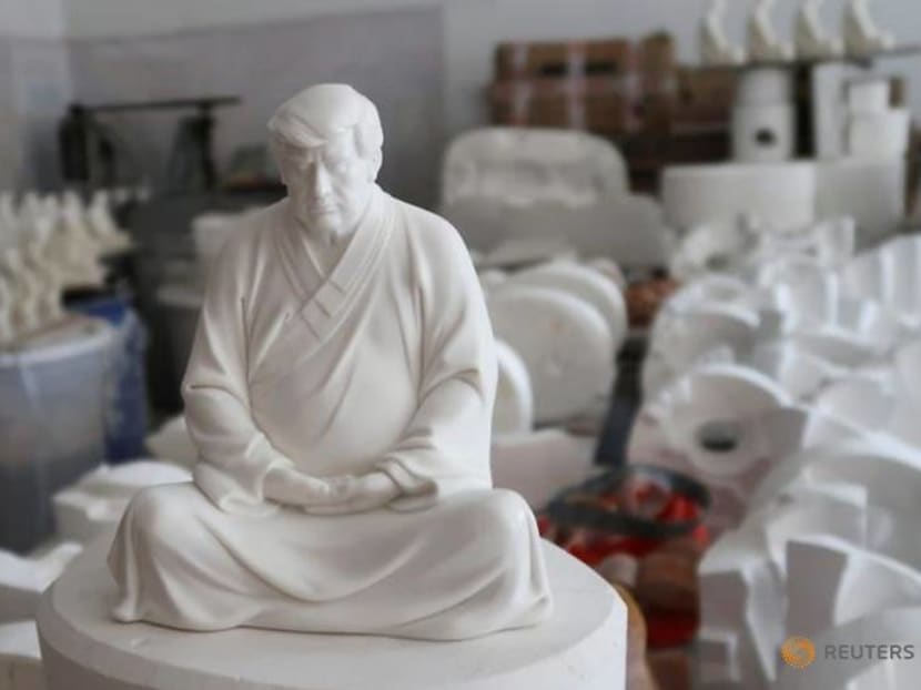 Be at peace, meditate, Trump Buddha statue designer tells former president Be at peace, meditate, Trump Buddha statue designer tells former president