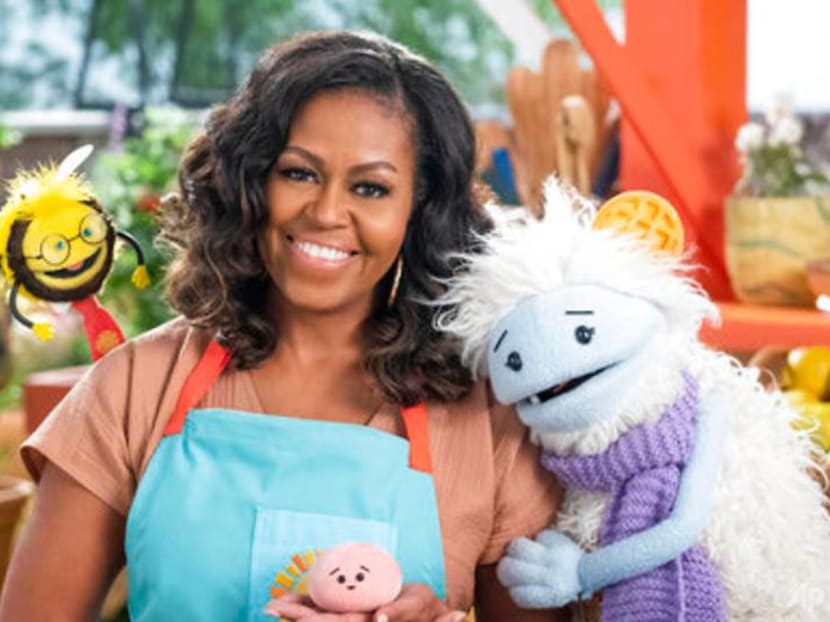 Michelle Obama to team up with puppets for a kids' food show on Netflix