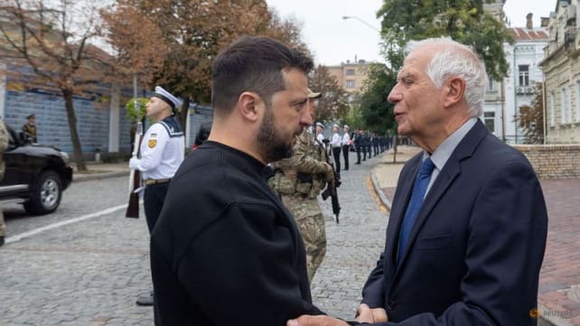 EU's Borrell, in Kyiv, says bloc will increase military aid  