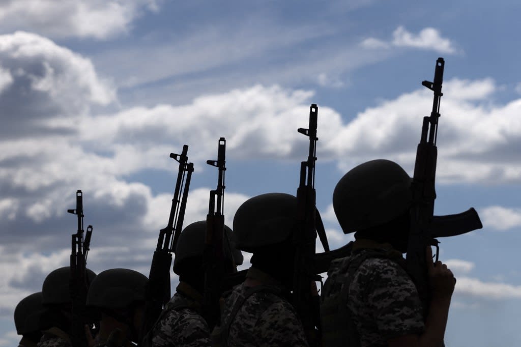 Servicemen of the 126th Separate Territorial Brigade of the Armed Forces of Ukraine take part in military exercises in Odessa region on June 22, 2022, amid Russia's military invasion launched on Ukraine. Servicemen of the 126th Separate Territorial Brigade of the Armed Forces of Ukraine take part in military exercises in Odessa region on June 22, 2022, amid Russia's military invasion launched on Ukraine.