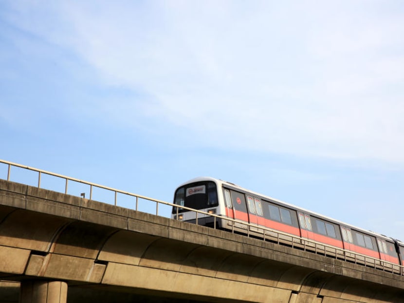Commuters travelling on the North-South Line on Thursday were caught in a congestion on the platform at Jurong East MRT station. TODAY file photo