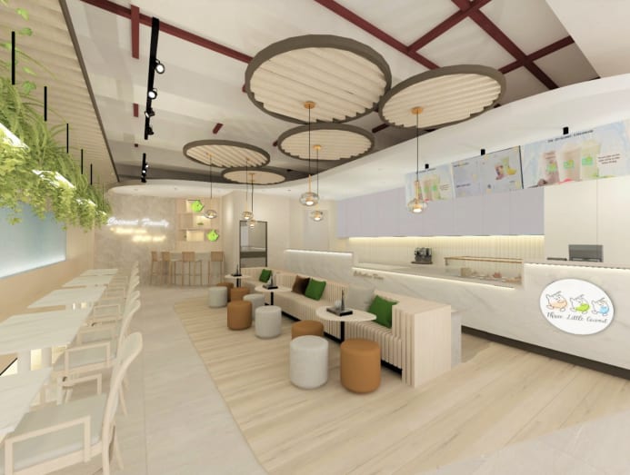 Three Little Coconut is a new cafe by Mr Coconut at One Punggol CNA