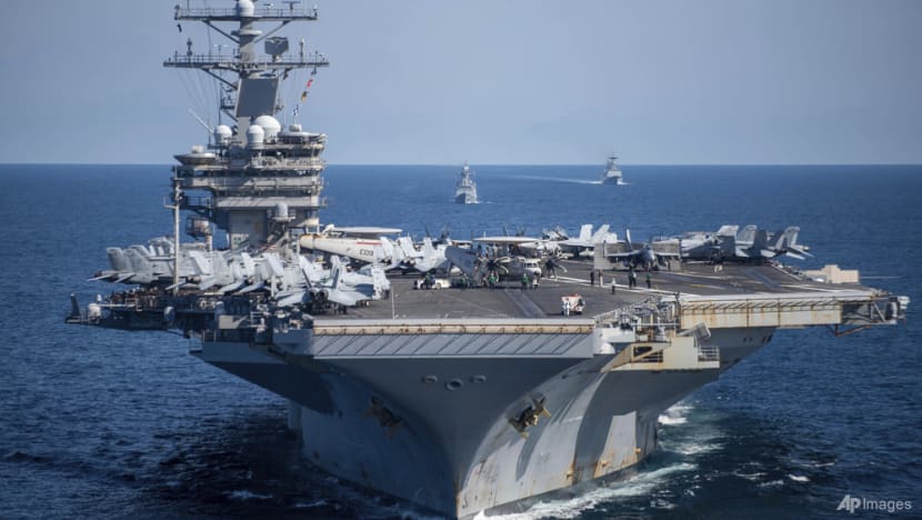 South Korea, US stage drills with aircraft carrier after North Korean missile launches South Korea, US stage drills with aircraft carrier after North Korean missile launches