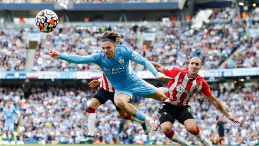 Football:
Liverpool go top with win over Palace as City held by Saints Football:
Liverpool go top with win over Palace as City held by Saints