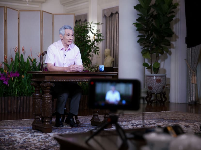 PM Lee asked seniors to use this period to spend more time with their family or to watch their favourite television programmes. PM Lee asked seniors to use this period to spend more time with their family or to watch their favourite television programmes.