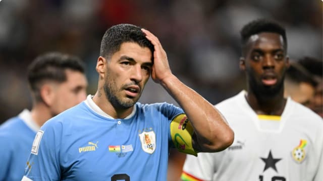 乌拉圭2比0擒加纳 小组第三黯然出局