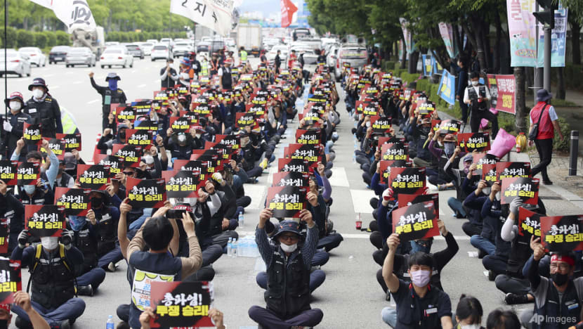 Commentary: Truckers’ strike shows South Korea government needs to focus on people more than corporations Commentary: Truckers’ strike shows South Korea government needs to focus on people more than corporations
