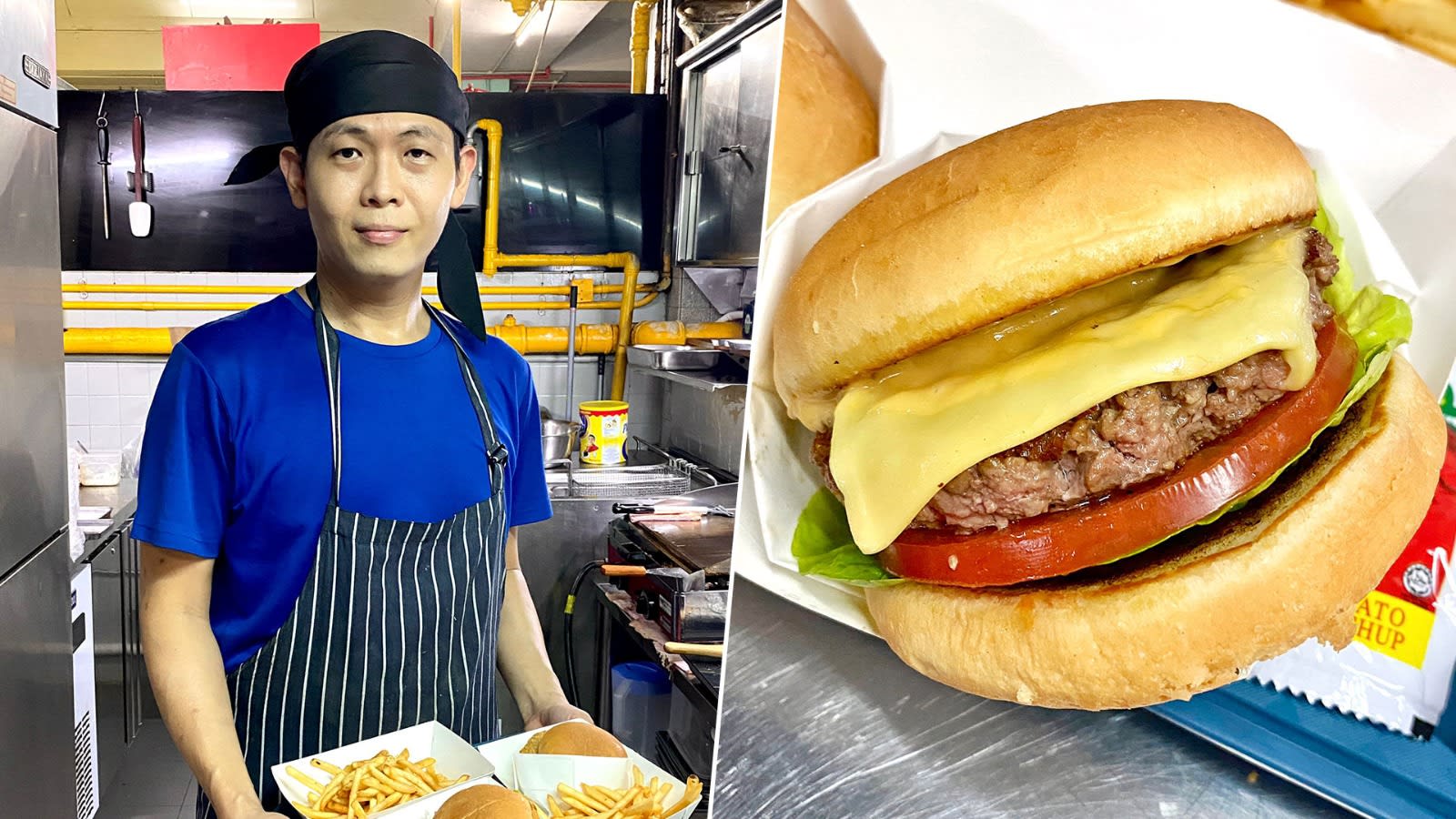 Ex-Omakase Burger Head Chef Now A Hawker Selling $7.90 Beef Burger Ex-Omakase Burger Head Chef Now A Hawker Selling $7.90 Beef Burger