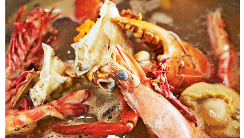 Prawn Mee With A Side Of Lobster Or Abalone Prawn Mee With A Side Of Lobster Or Abalone