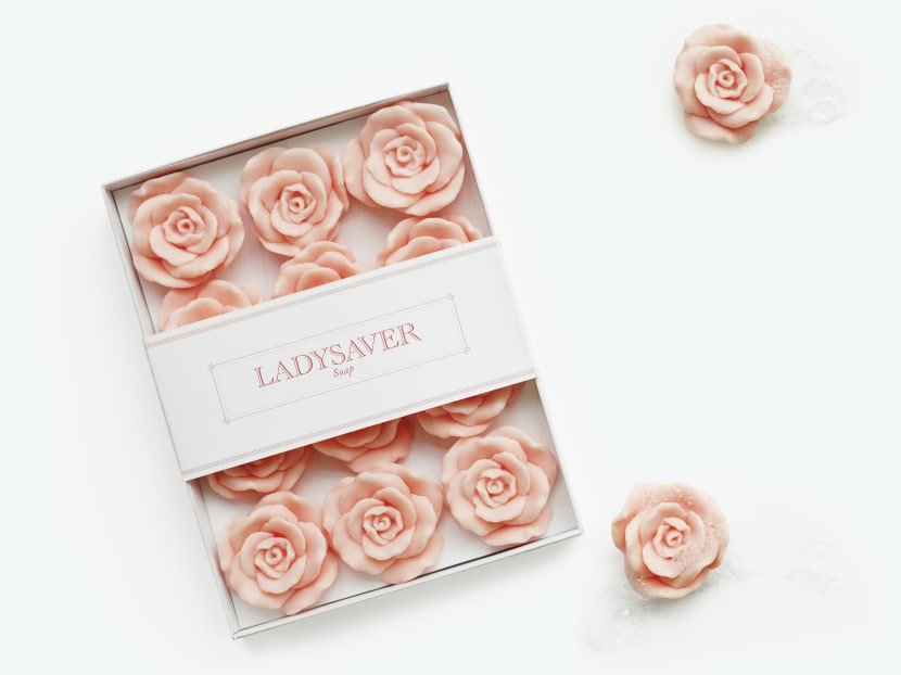 The Ladysaver Soap that's meant to encourage women to 'check breasts'.