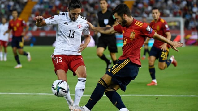 世界杯欧洲区外围赛：西班牙4比0轻取格鲁吉亚 
