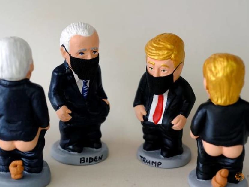 Trump and Biden 'pooper' figurines steal the show in Catalan nativity Trump and Biden 'pooper' figurines steal the show in Catalan nativity