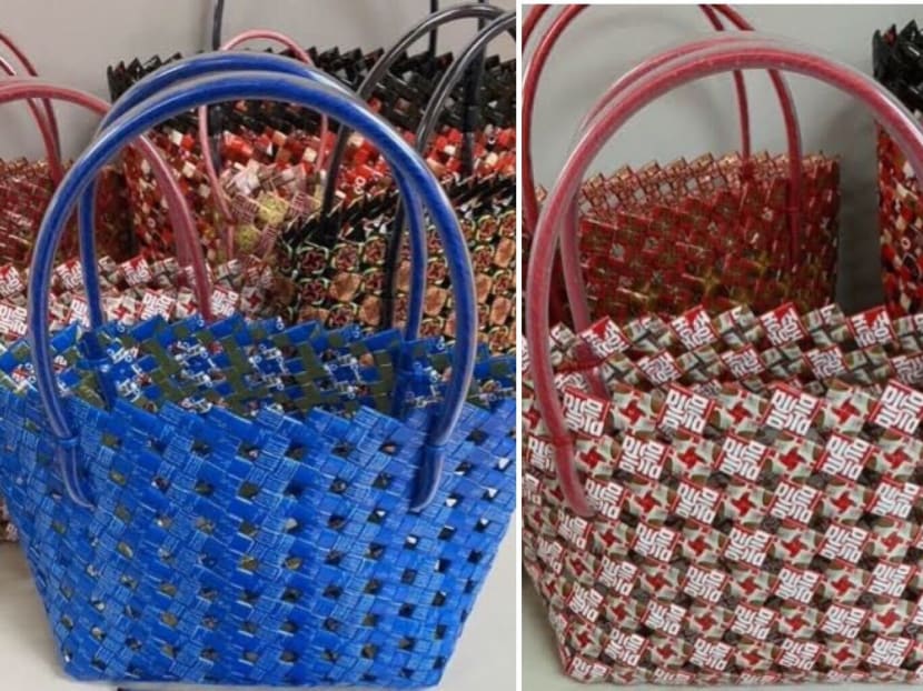 Bags upcycled from unwanted items. A TODAY reader suggests starting a nationwide upcycling effort involving not only the community, but businesses, public agencies and seniors from nursing homes.