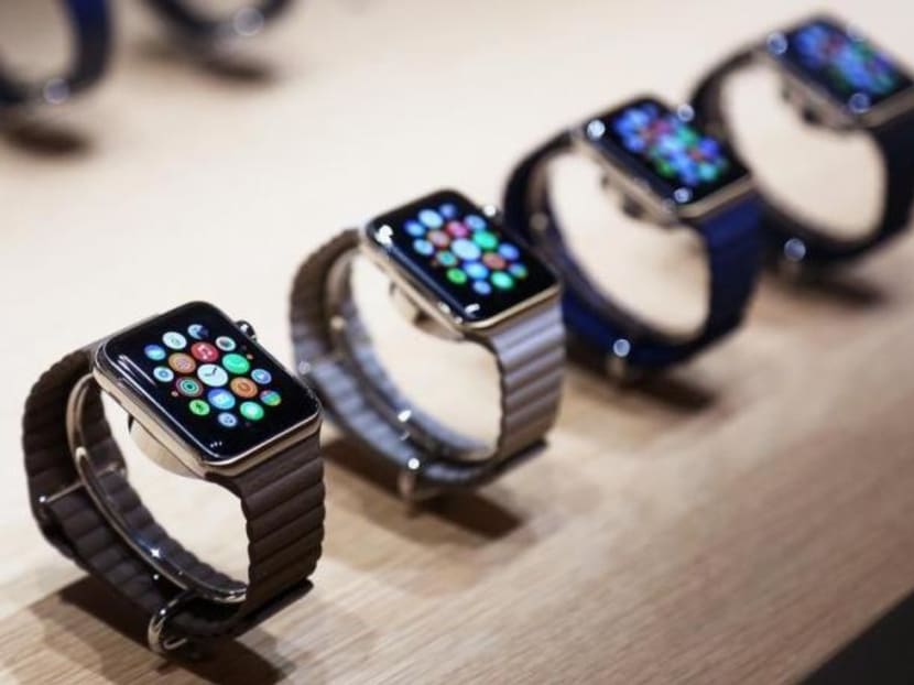 Apple watches are displayed following an Apple event in San Francisco, California, on March 9, 2015. Photo: Reuters