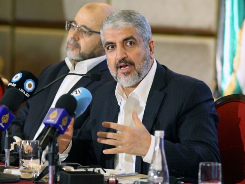 2023 10 11t071826z 1 lynxmpej9a0a4 rtroptp 3 palestinians hamas document meshaal
