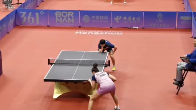 男子女子乒乓团体赛预赛 我国选手不敌印度