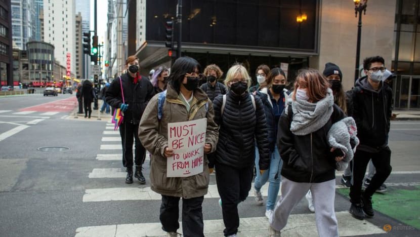 As Omicron fuels surge, US students stage walkouts to protest in-person classes As Omicron fuels surge, US students stage walkouts to protest in-person classes