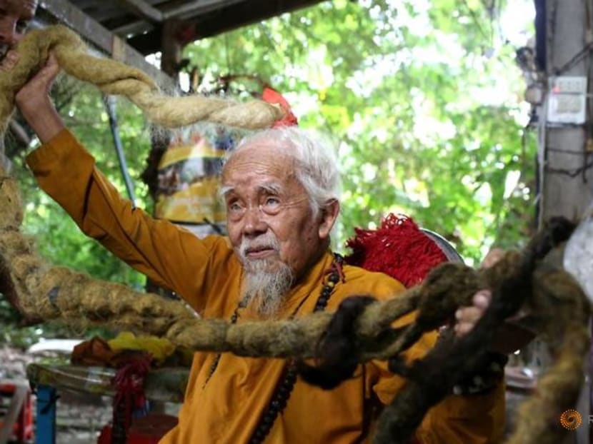 Vietnamese man with five-metre hair says lifelong grow-out is divine calling Vietnamese man with five-metre hair says lifelong grow-out is divine calling