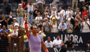 Nadal battles past Bergs in Italian Open first round