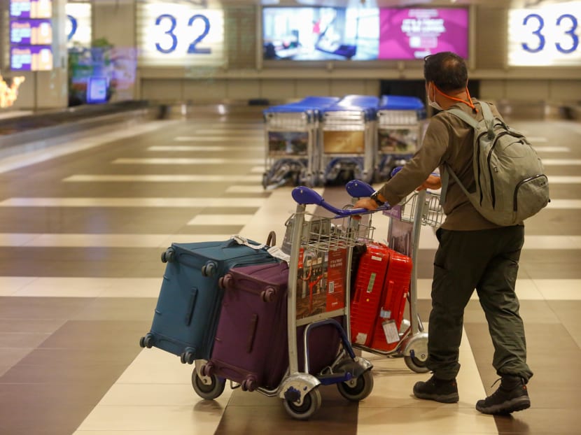 Upon arriving in Singapore, travellers serving their stay-home notice at their homes will be issued with the device at the checkpoints after clearing immigration.