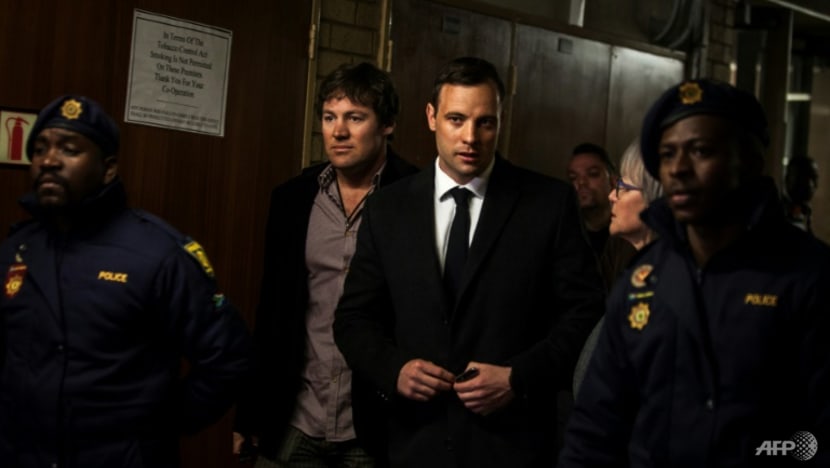 South Africa's Pistorius up for parole in girlfriend's murder South Africa's Pistorius up for parole in girlfriend's murder