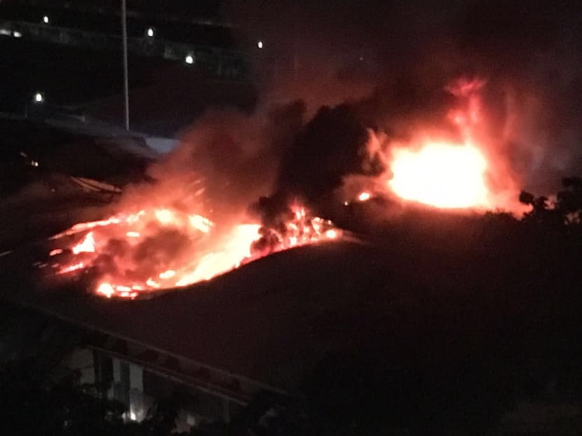 Massive fire put out at Toa Payoh Industrial Park Massive fire put out at Toa Payoh Industrial Park