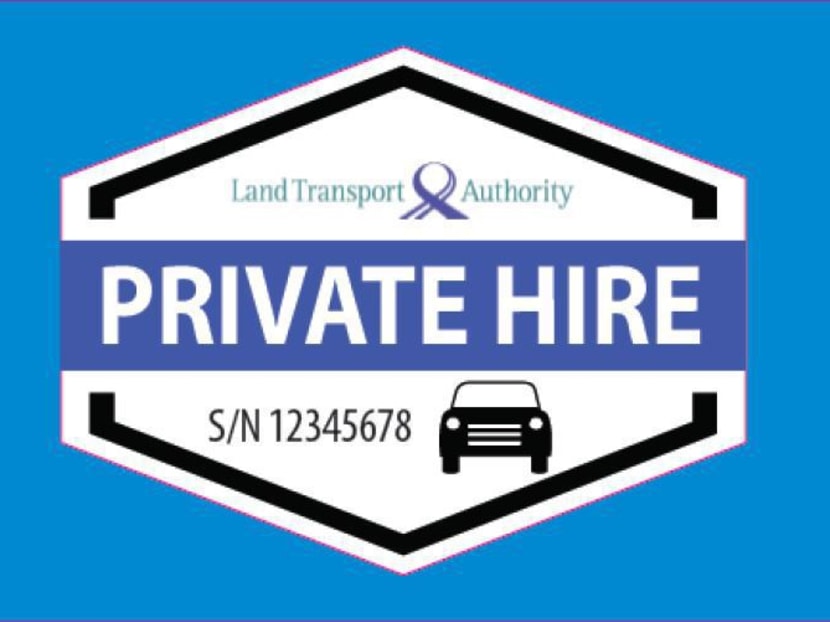 Private hire cars to display decals from July 1 TODAY