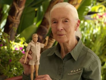 Primatologist Jane Goodall gets Barbie doll in her likeness