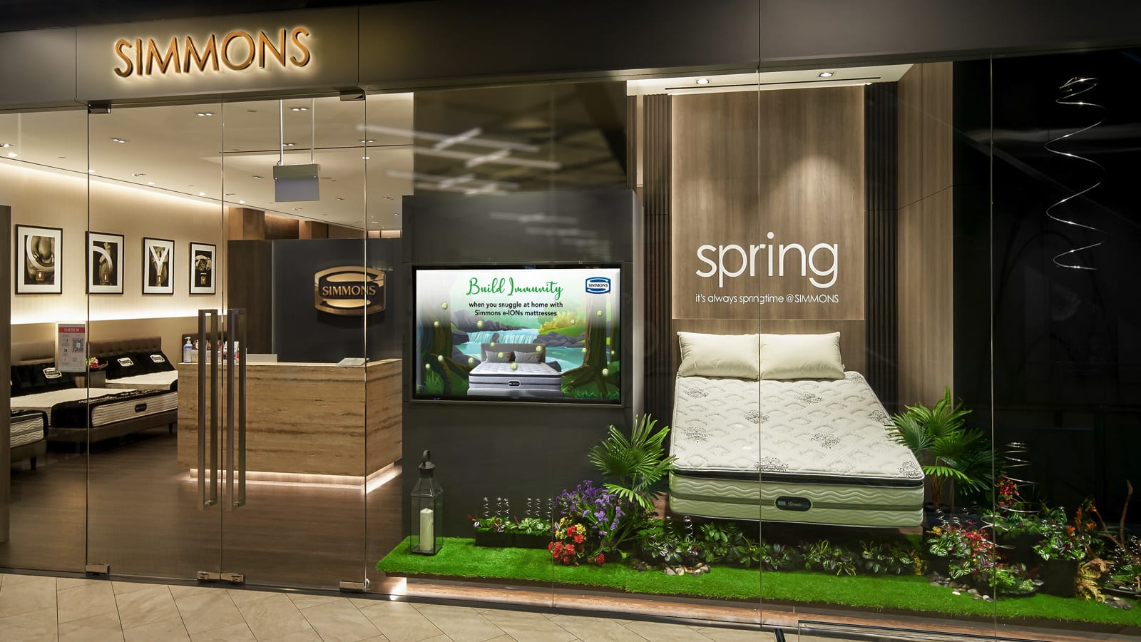 Wake to spring every day when you discover sound sleep with Simmons Wake to spring every day when you discover sound sleep with Simmons