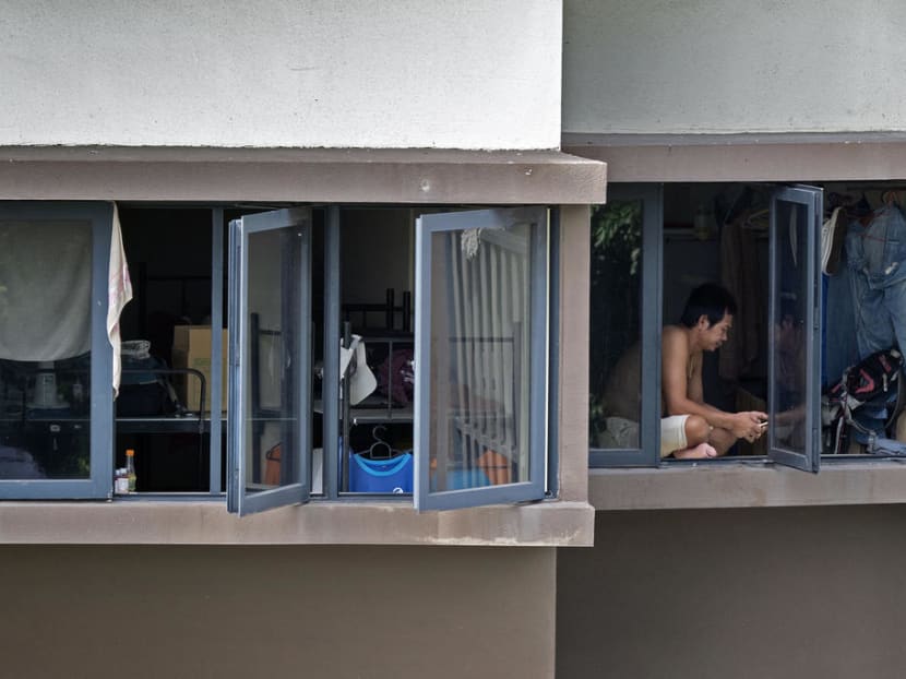 Some of the new workers' dormitories will be built near residential areas, National Development Minister Lawrence Wong said.