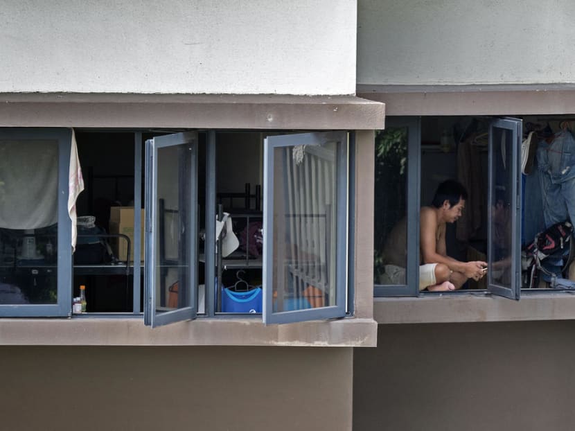 Some of the new workers' dormitories will be built near residential areas, National Development Minister Lawrence Wong said. Some of the new workers' dormitories will be built near residential areas, National Development Minister Lawrence Wong said.