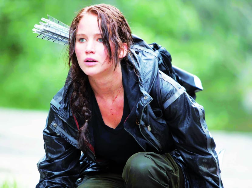 Jennifer Lawrence as Katniss Everdeen in The Hunger Games. Photo: AP