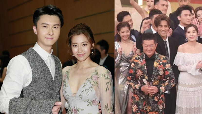 Husband & Wife Vincent Wong & Yoyo Chen Basically Ignored Each Other At The Recent TVB Anniversary Gala