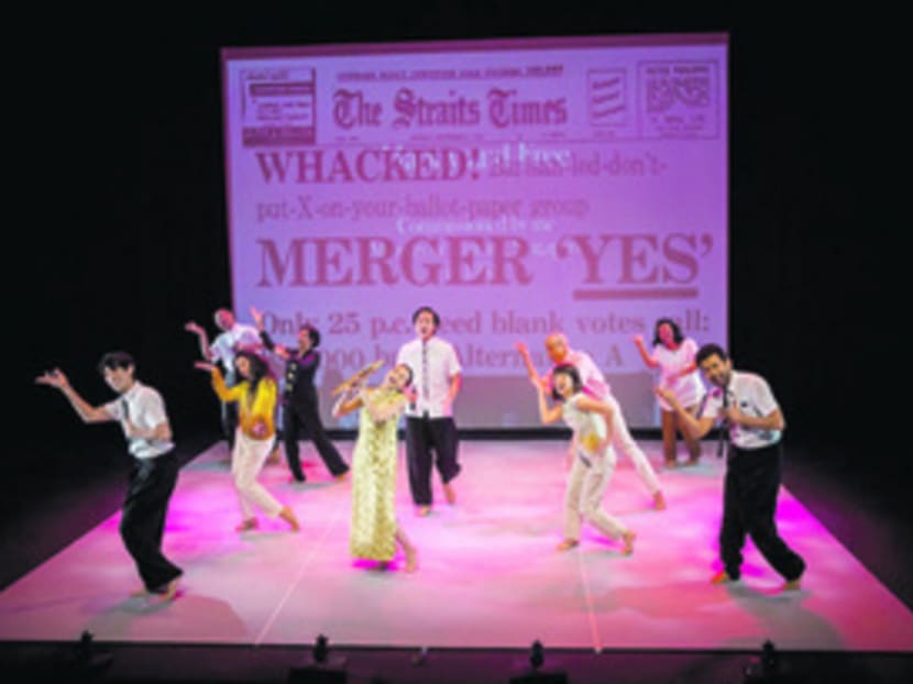 Wild Rice's Another Country takes a look at the ties that bind Singapore and Malaysia - with song and dance included. Photo: Wong Horng Yih / Wild Rice.