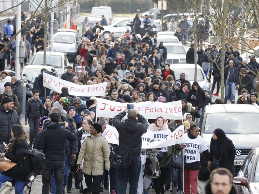 Protests arise after French police accused of baton rape
