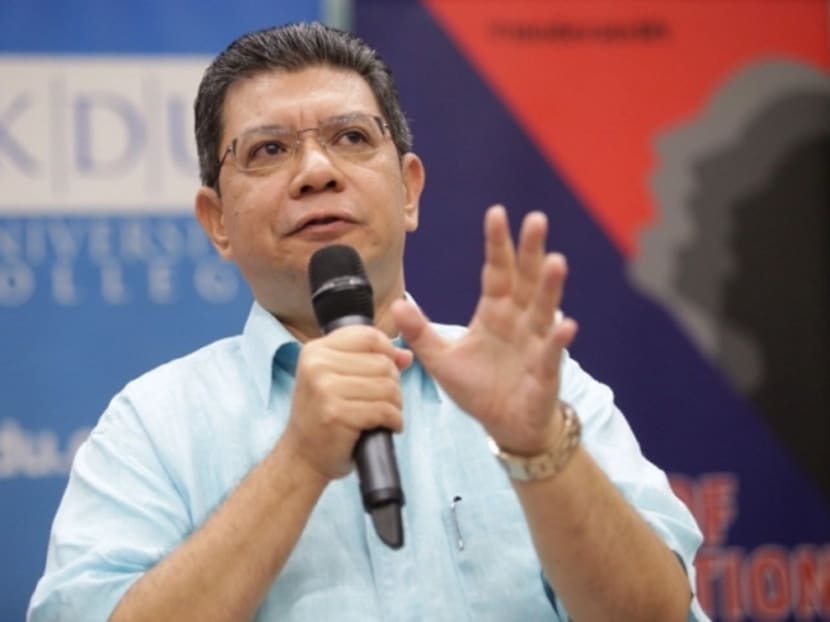 Mr Saifuddin challenged Inspector-General of Police Khalid Abu Bakar to detain Dr Mahathir Mohamad over the report that Mr Najib has categorised as false and political sabotage. Photo: Malay Mail Online