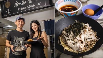 Japanese Couple Opens Hawker Stall Selling Fresh Soba Made On-Site