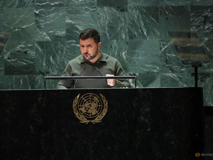 At UN, Zelenskiy tells Russia to stop war so world can fight climate, other crises