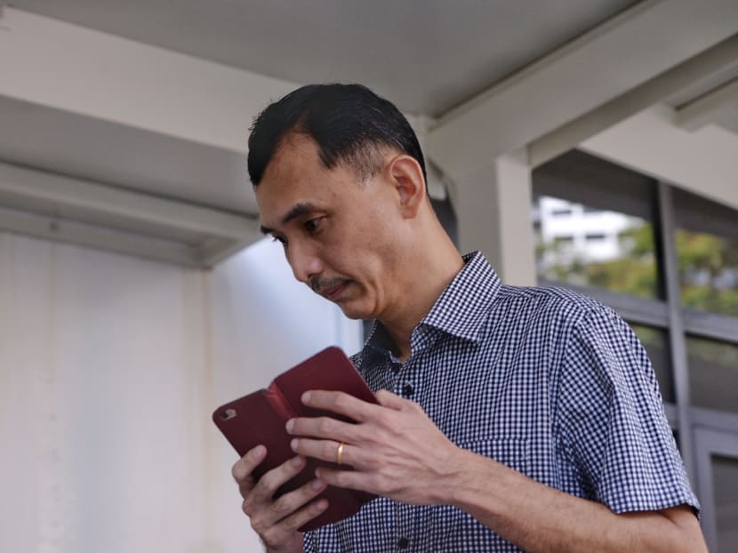 Poh Siok Peng was sentenced to five weeks’ jail, for twice taking upskirt videos of his colleague at the SCDF headquarters. Photo: Robin Choo/TODAY