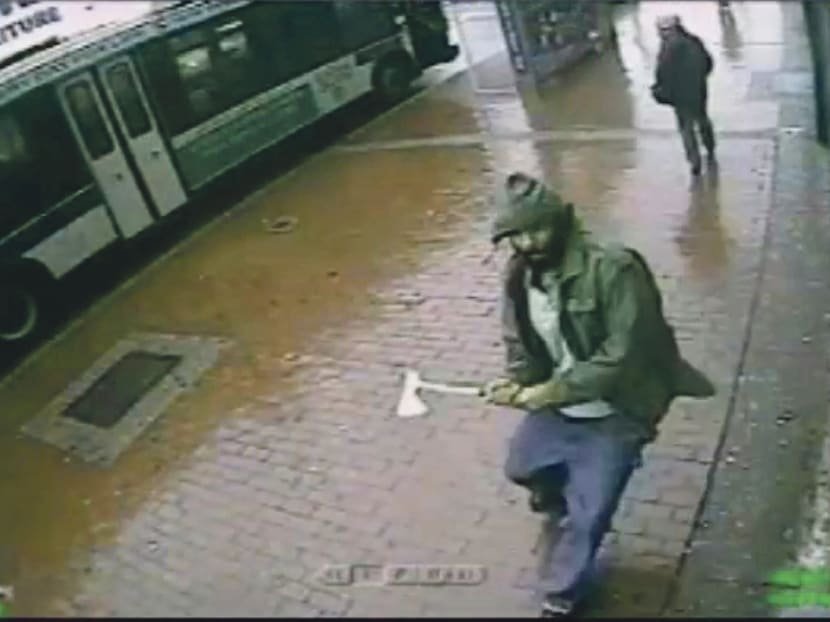 NY probing possible terror links in hatchet attack on police