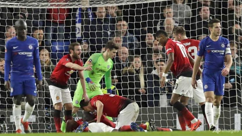 Football: Sarri on the brink as Pogba fires United into FA Cup quarter-finals Football: Sarri on the brink as Pogba fires United into FA Cup quarter-finals