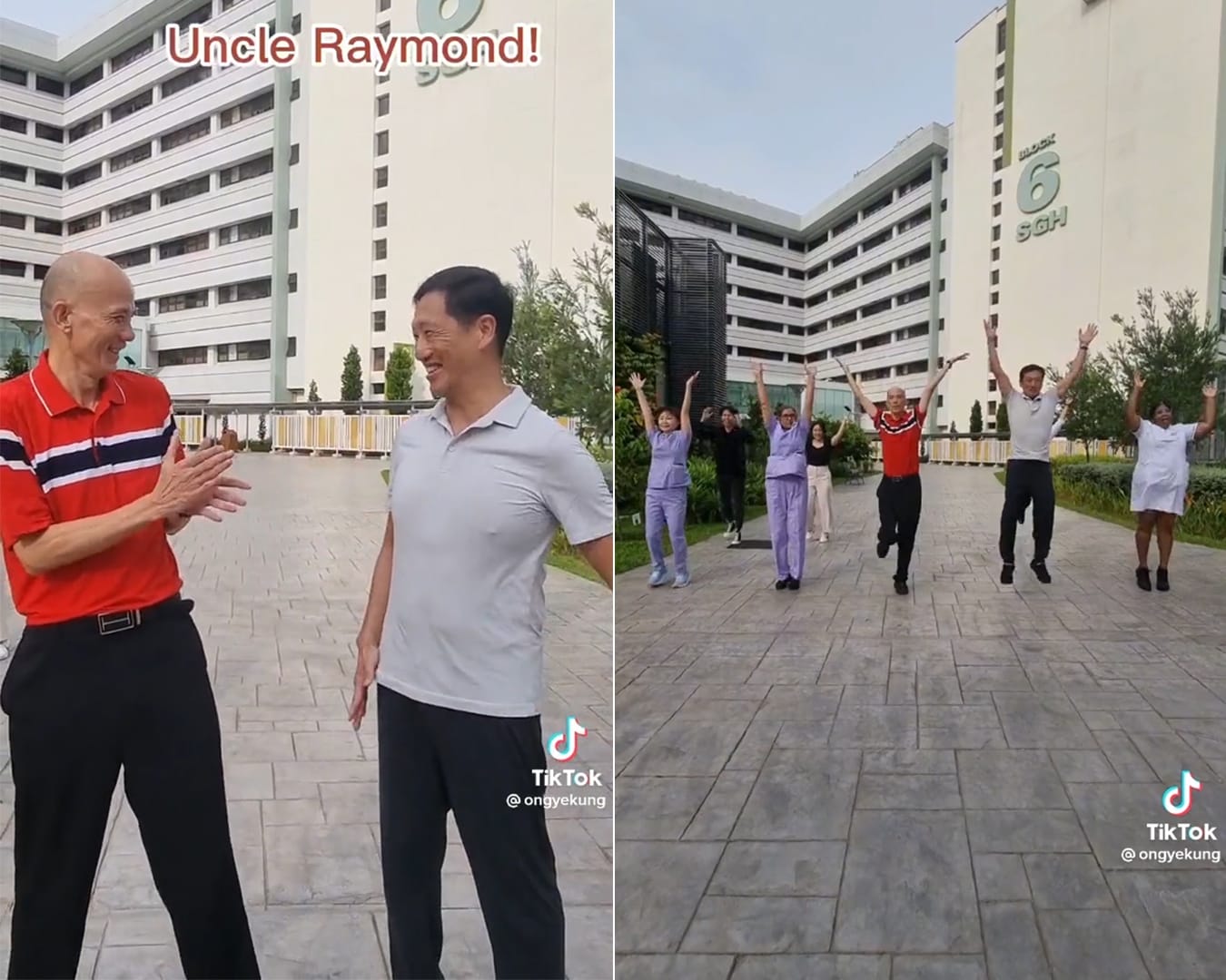 #trending: Health Minister Ong Ye Kung and Uncle Raymond just did the 'best dance collaboration' #trending: Health Minister Ong Ye Kung and Uncle Raymond just did the 'best dance collaboration'