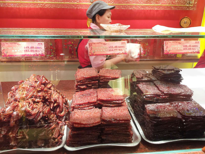Bak kwa prices have increased between four and 20 per cent within the last two weeks. Photo: Wong Pei Ting/TODAY